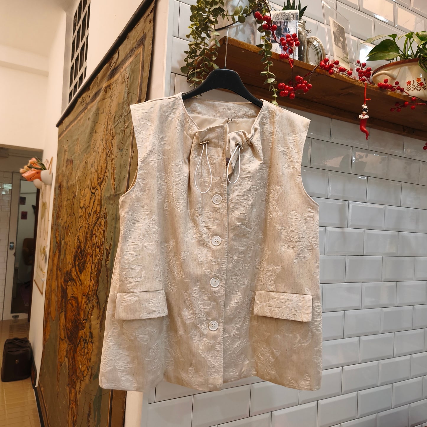 Gilet a fiori