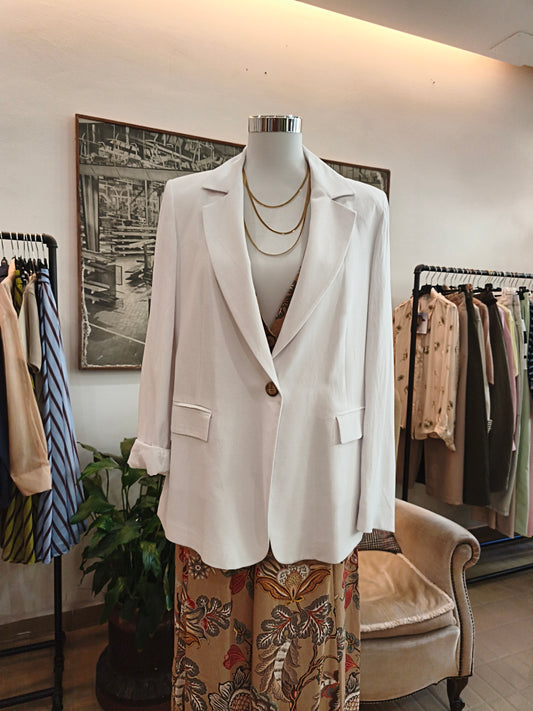 Blazer con spalline